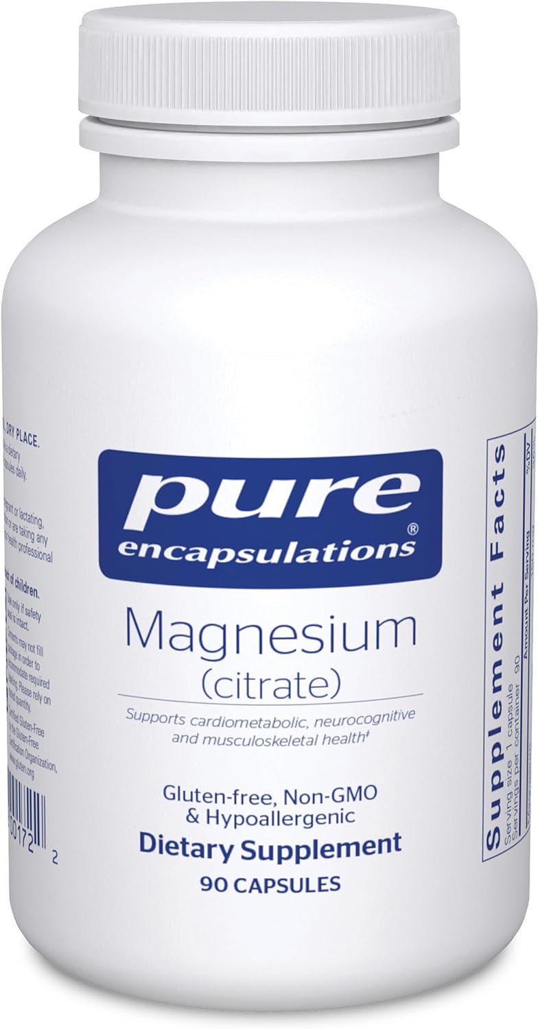 Pure Encapsulations Magnesium (Citrate), 90 Capsules