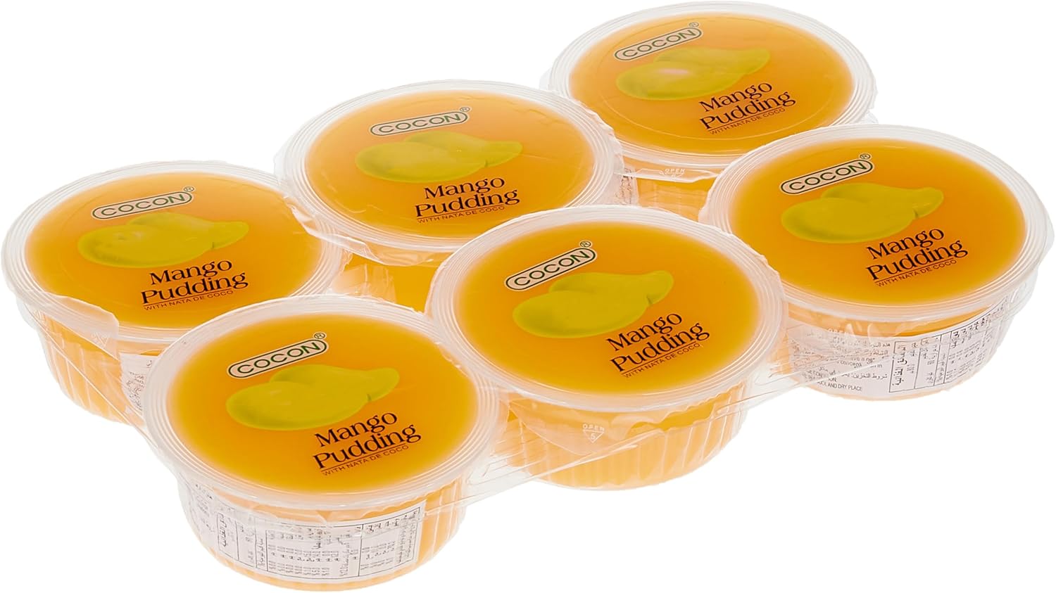 Cocon NATA de Coco Pudding - Mango 80g