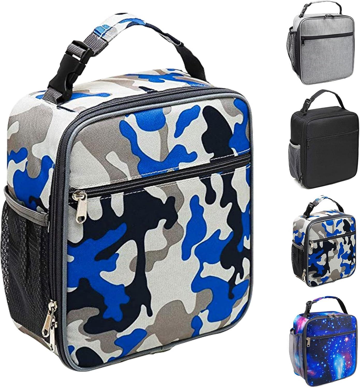 Magcubic Insulated Lunch Bag,Leakproof Portable Lunch Box for Women Men Kids Boys Girls for Office School Camping Hiking Outdoor Beach Picnic (Camo)