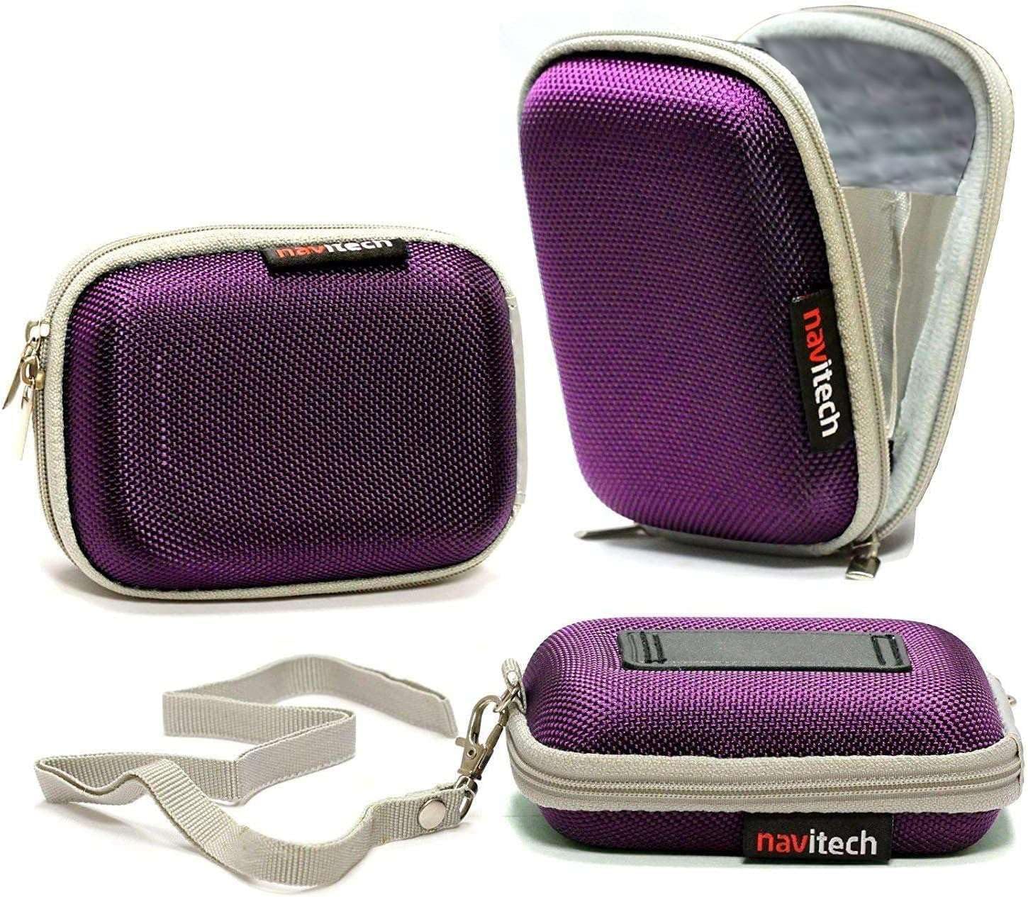 Navitech Purple Shockproof Camera Case Compatible with SIXTARY 1080P FHD Camera