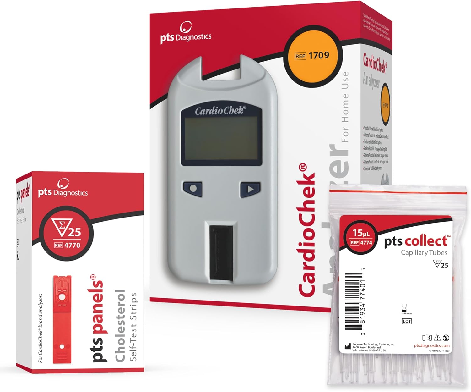 CardioChek Cholesterol Home Test System Bundle, Fast 45-Second Testing
