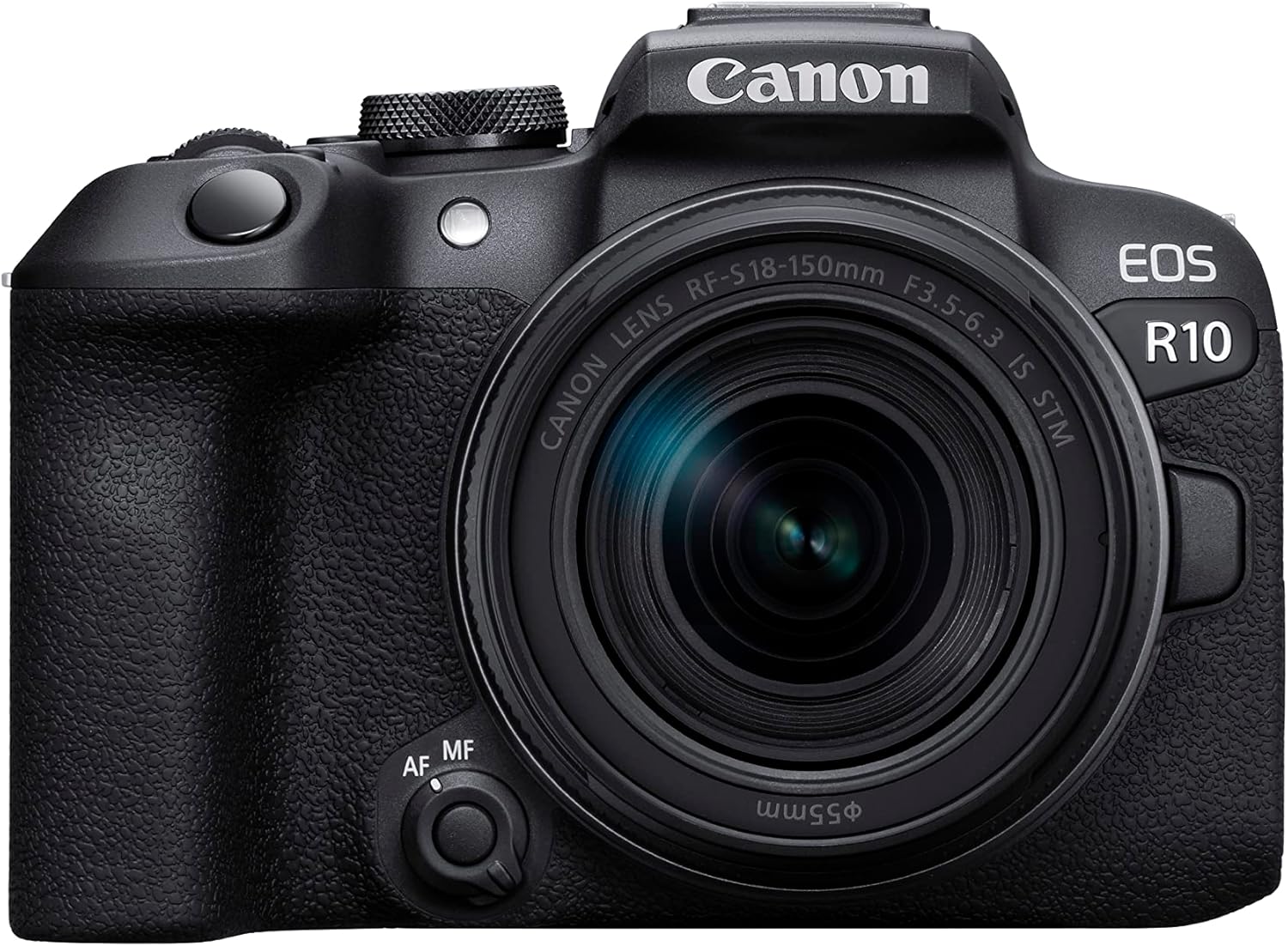 Canon EOS R10 + RF-S 18-150mm IS STM Lens - Compact Mirrorless Digital Camera - 24.2 MP, Dual Pixel CMOS AF II - 4K up to 60p - 23 FPS Continuous Shooting - Face & Eye Detection - Bluetooth, Wi-Fi