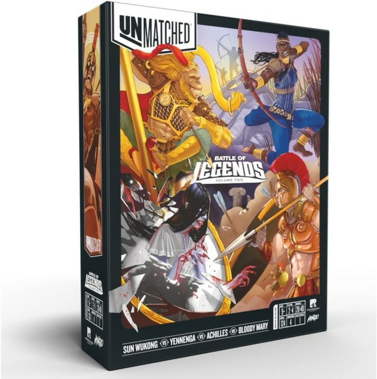 Restoration Games Unmatched Battle of Legends Vol 2, Black