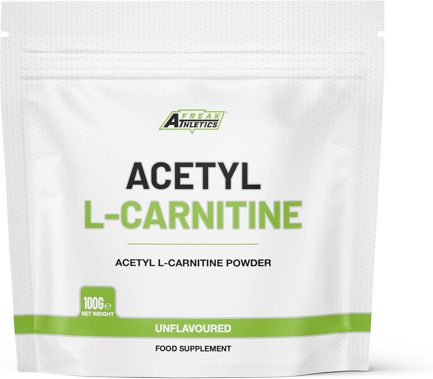 Freak Athletics Acetyl L-Carnitine Powder 100g - L Carnitine Powder - Carnitine Supplement, Metabolism Support, High Strength, Energy Boost & Weight Management (100g - 100 Servings)