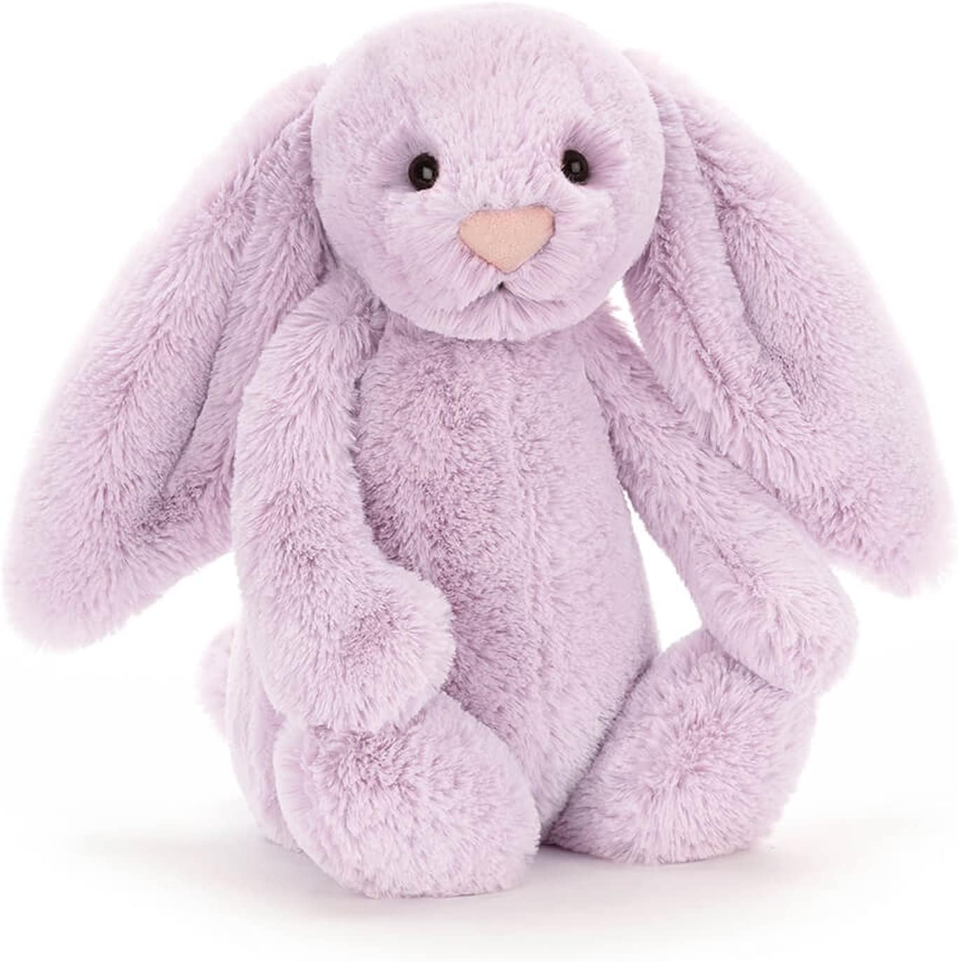 Jellycat Bashful Lilac Bunny Stuffed Animal, Medium 12 inches - Rabbit and Bunny Plush Toy - Classic Children's Gift
