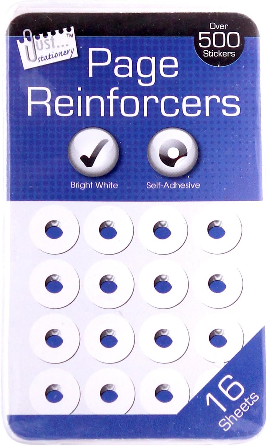 Hole Reinforcers Label, White, 5930/72