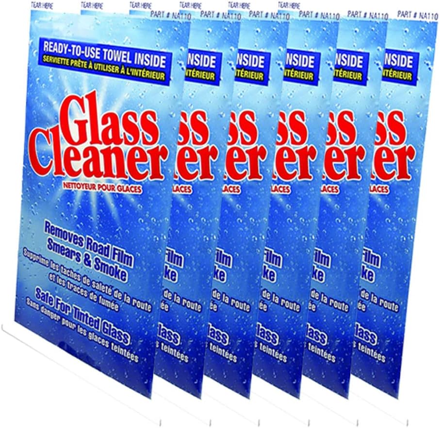 Towelette's Pack with 6x Single Packs (Glass Cleaner)