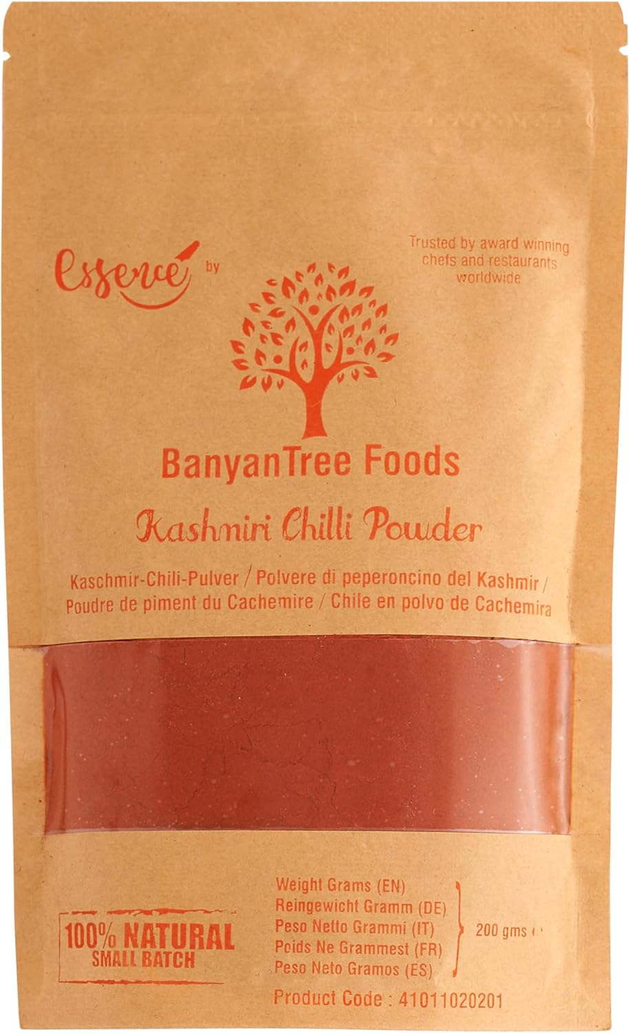 BanyanTree Foods Kashmiri Chilli Powder | Kashmiri Red Chilli Powder 200g~ All Natural | Premium Quality | Indian Origin