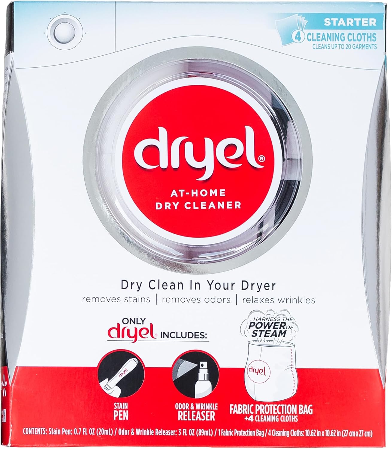 dryel at-Home Dry Cleaner Starter Kit - 4 Loads