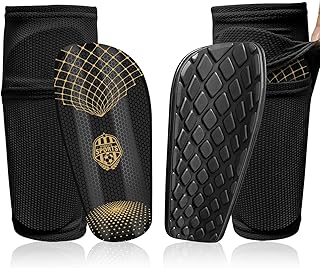 DOBESTS Soccer Shin Guards for Kids Youth Adults, Superlight Shin Guards for Boys and Girls, Sleeves with Optimized Insert Pocket, Shin Pads Lightweight and Compact, Protective Soccer Equipment