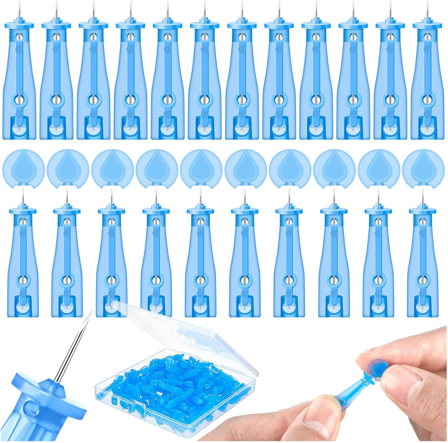 Sterile Needles for Pimples, 100Pcs Disposable Acne Lancet Effective Blemish and Blackhead Removal Tools for Clear Skin