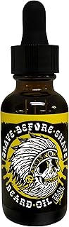 Grave Before Shave Teakwood Beard Oil 1 oz. Bottle with Dropper top Dispenser