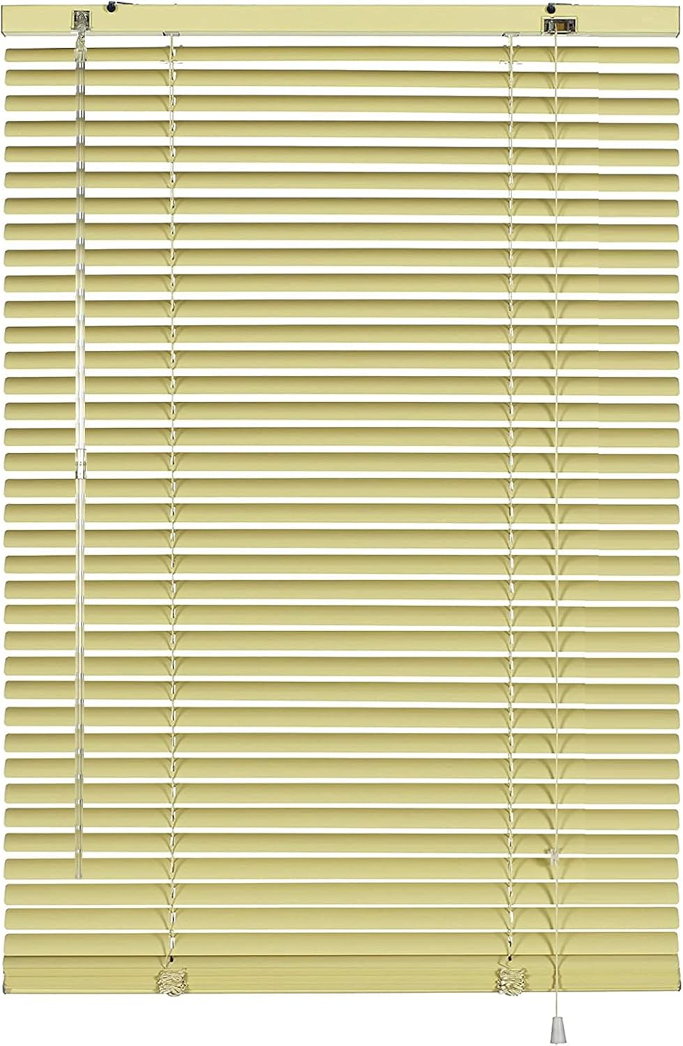 FENGSHOUU Yellow Aluminum Venetian Blinds Slat Window Blinds,Metal Blackout Horizontal Blinds,Home Office Kitchen Bathroom Waterproof Privacy Screen Sun Shade,Customizable (W105xH180cm(41x71in))