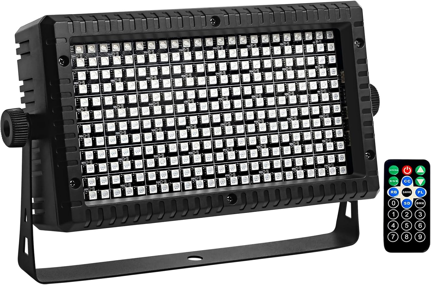 288 LED Party Strobe Light, Multicolor, LED, Modern Style, Bracket Mount, Sound Activation, Adjustable Speed