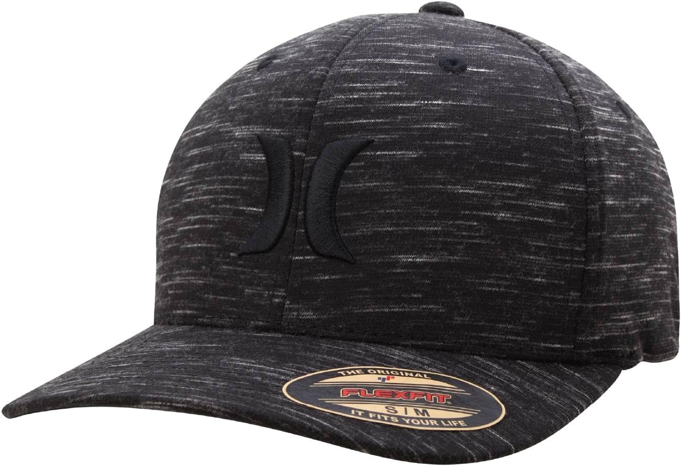 Hurley Men's Caps - One & Only Flexfit Textures Cap - Fitted Hats for Men, S-XL
