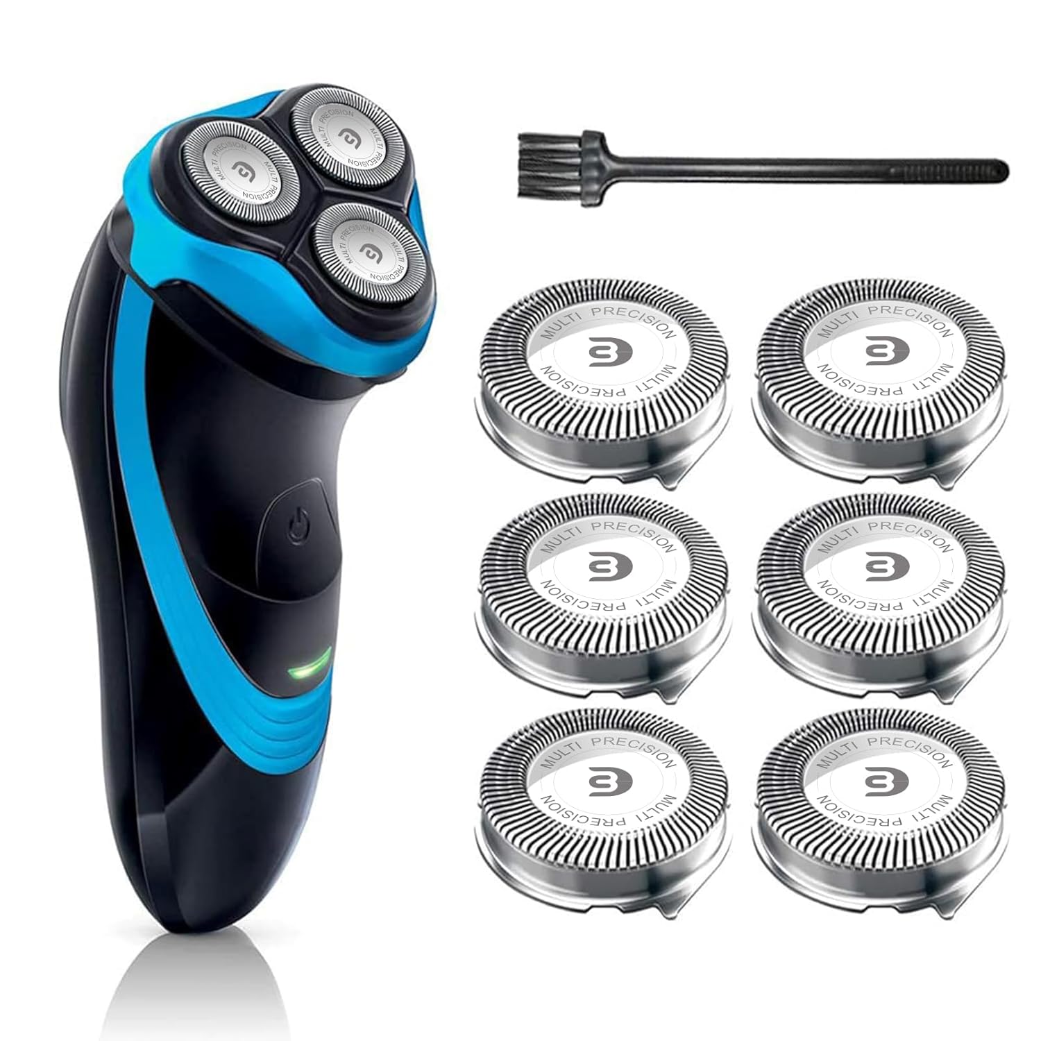 SH30 Replacement Heads for Philips Norelco Shaver Series 3000, 2000, 1000 and S1560, Blades for Razor 2400, 3600, 3800, 6-Pieces Pack