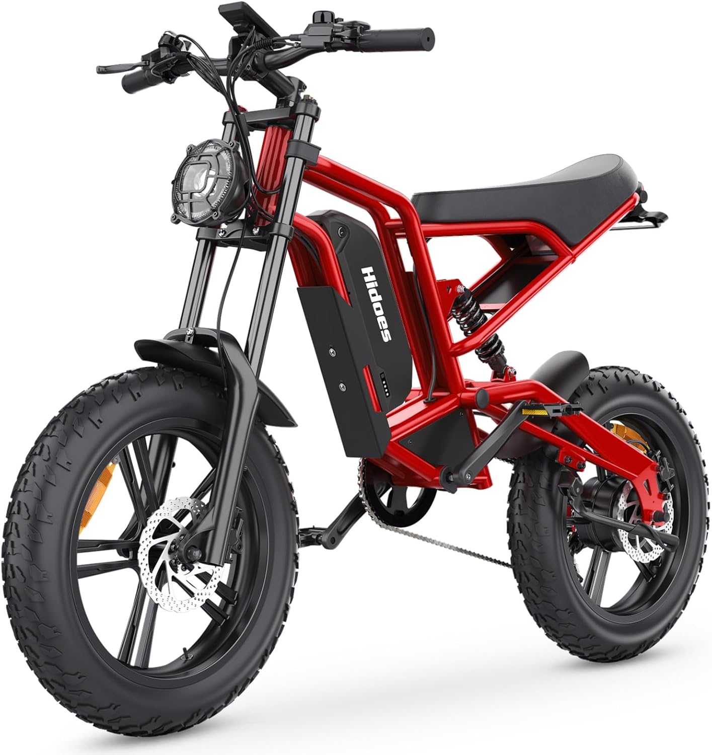 Electric Bike for Adults,Fat Tire Hidoes B6 25KM/H Electric Bike Bicycles 15Ah Removable Battery E Bikes for Adults Electric Mountain Bike for Men