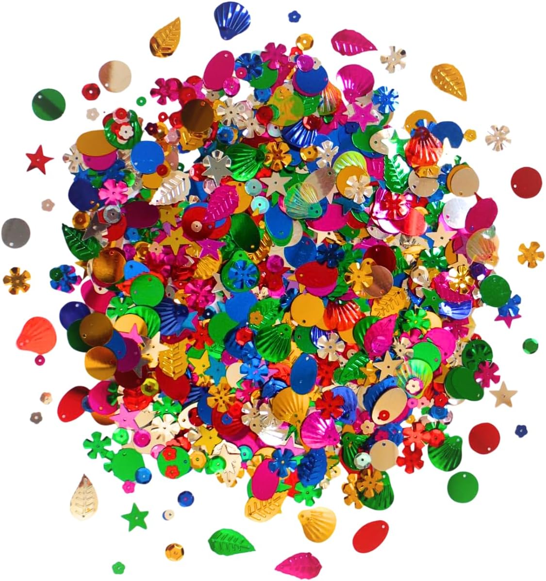 Kids B Crafty - Lots of, Sequins, Sequins for Crafting, Sewing, Mixed Sequins for Crafts. Colours and Sizes Loose - Craft Supplies - Embellishments - Wedding - Schools