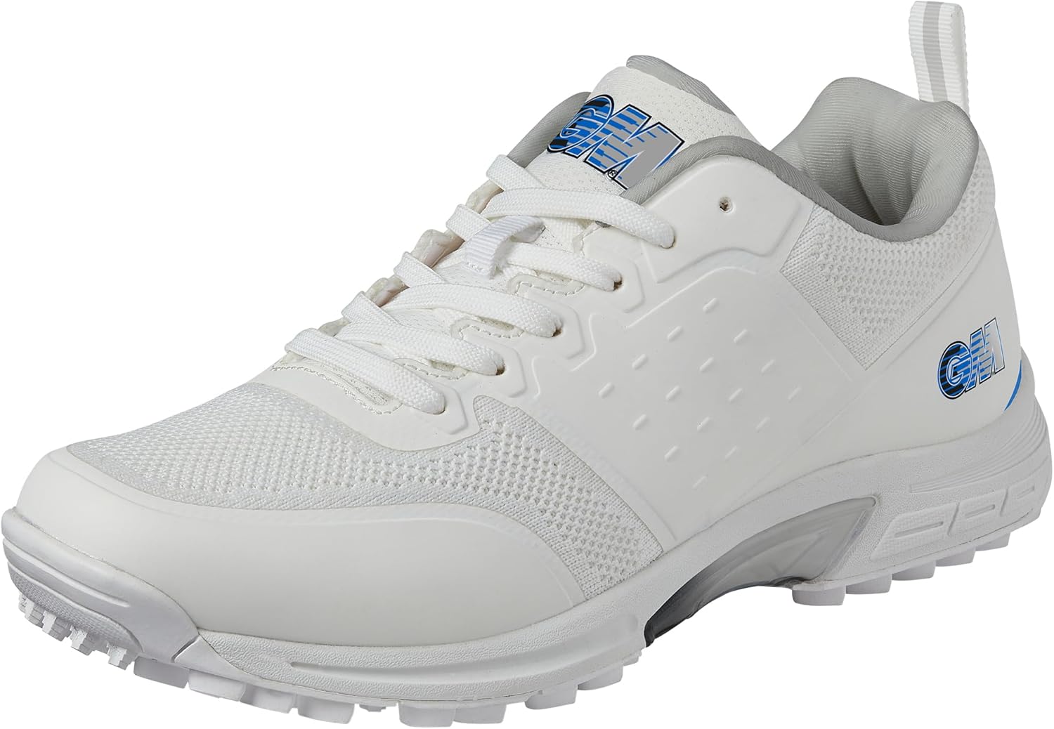 GM | Rubber Sole Cricket Shoes | Lightweigh Upper | Arch Support Grip Comfort & Reduce Fatigue | All Rounder Grip | Sizes UK Junior 1 to 6 and Senior 7 to 13