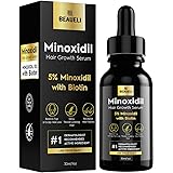 5% Minoxidil for Men Hair, Minoxidil for Women Hair Growth, Minoxidil for Men Beard Growth, Minoxidil 5 Percent, Hair Regrowth for Men, Hair Loss Treatments for Women 1oz