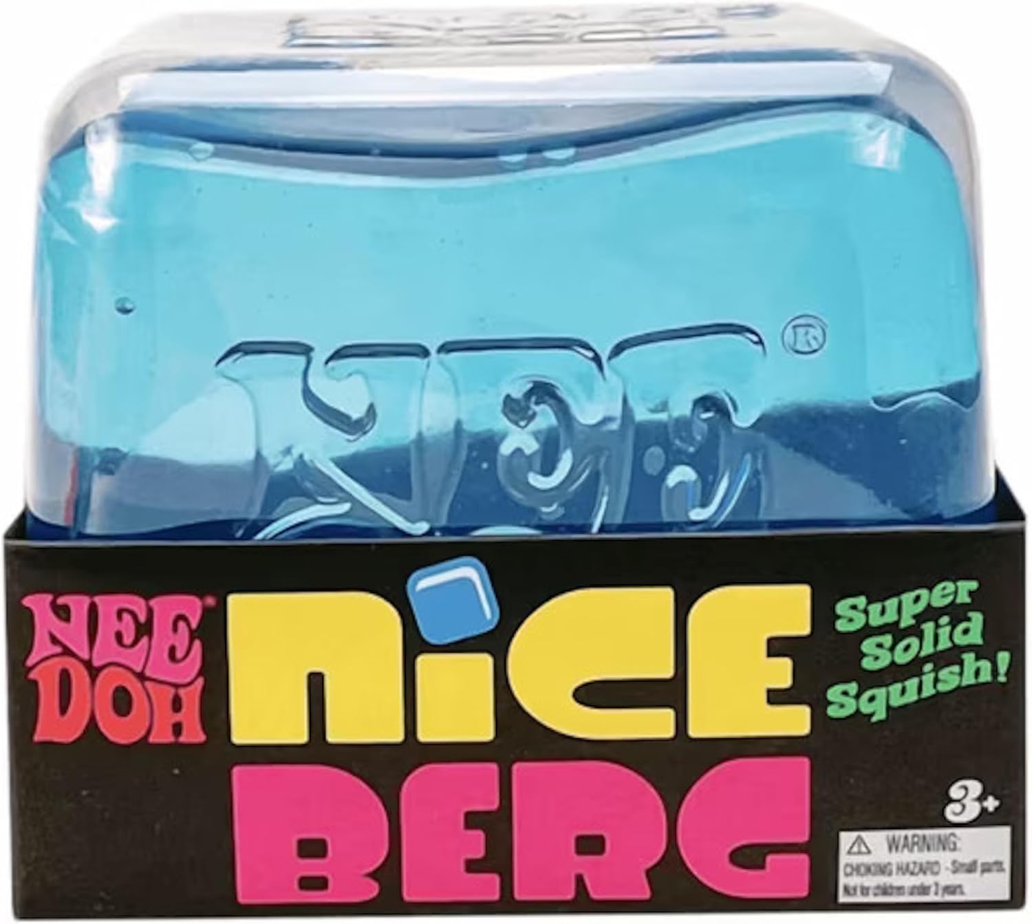 NeeDoh Thick Glue/Gel Stretch Ball - Jumbo Nice Cube Berg Ice Sugar Ball