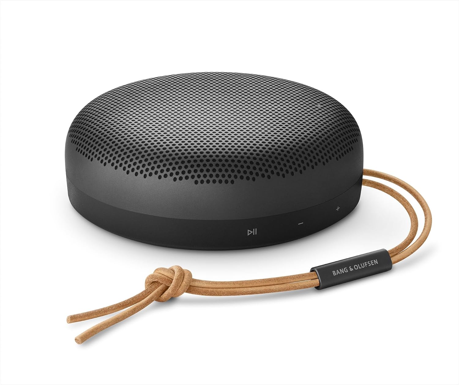 Bang & Olufsen Beosound A1 (2nd Gen) - Premium Wireless Portable IP67 Waterproof Bluetooth Speaker with 360 Degree Sound, Alexa Voice Assistant, Speakerphone, Up to 18 Hrs Playtime - Black Anthracite