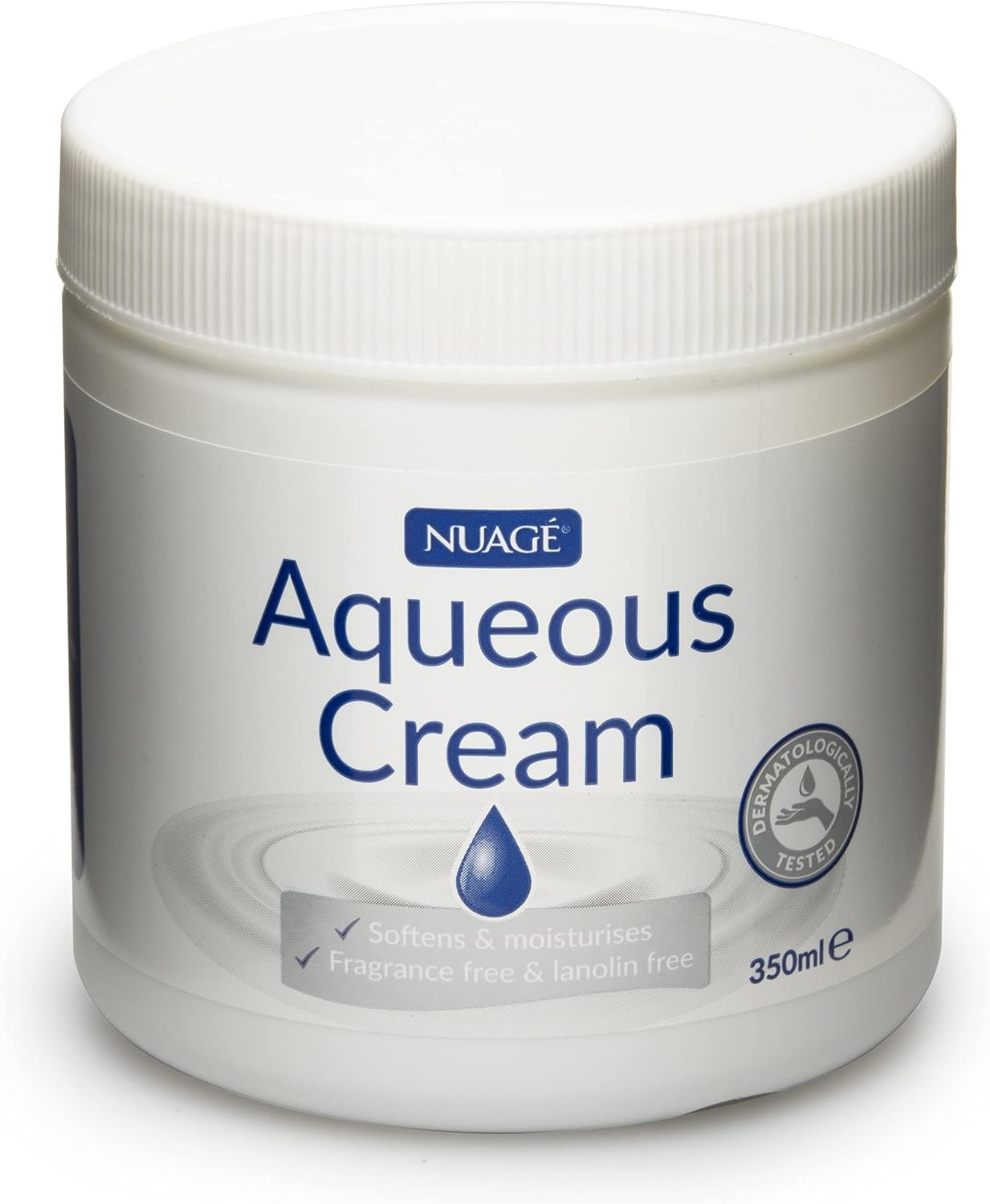 Nuage Aqueous Cream, Fragrance Free, 350Ml