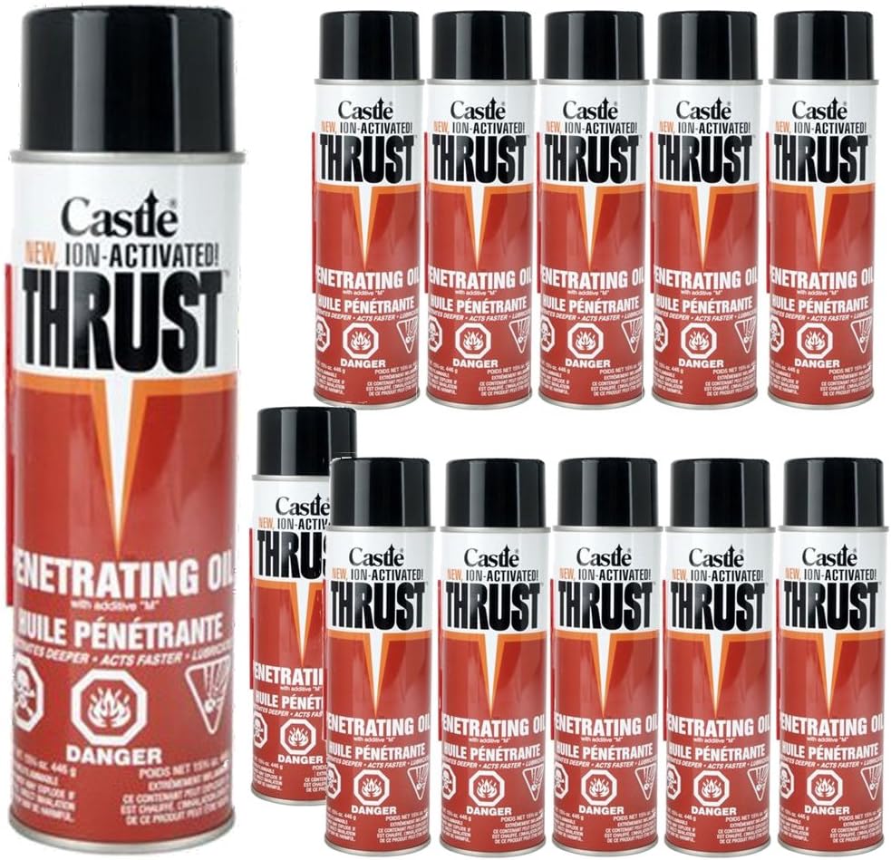 Castle Thrust Penetrating Oil - 15.75oz Aerosol - (Case of 12)