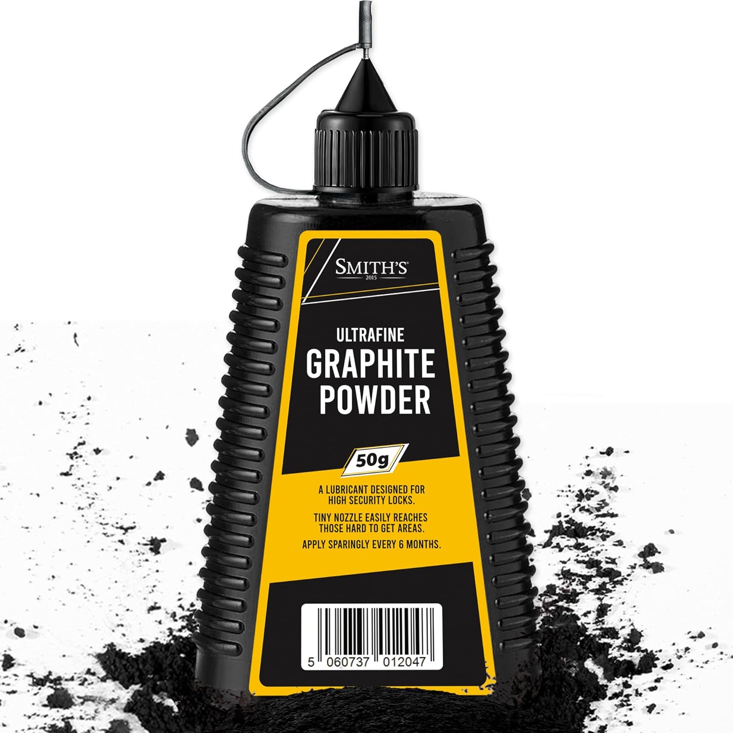 Graphite Lock Lubricant by Smith’s® | 3,000 Mesh | 50g | The “Finest” & Purest Graphite Powder for Locks | Superior Lubrication for Smooth Operation | Locksmith Grade