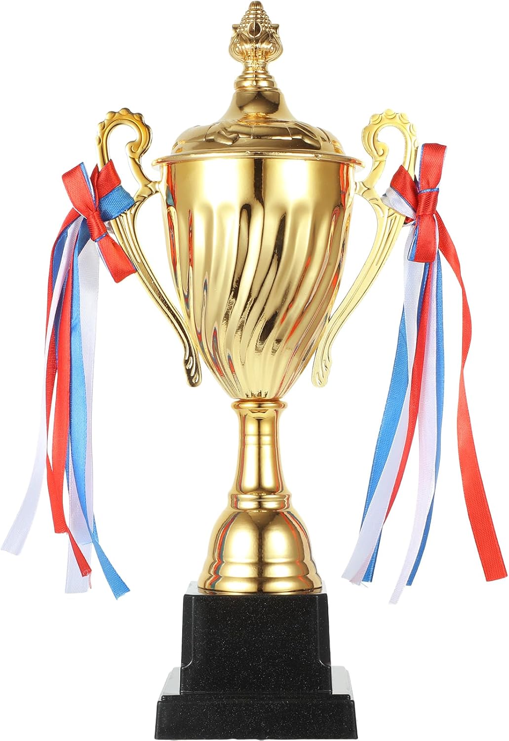 NUOBESTY Gold Award Trophy Cups First Place Winner Award Trophies Metal Medals For Big Spelling Bee Competitions Prizes Basketball Game 35. 5CM
