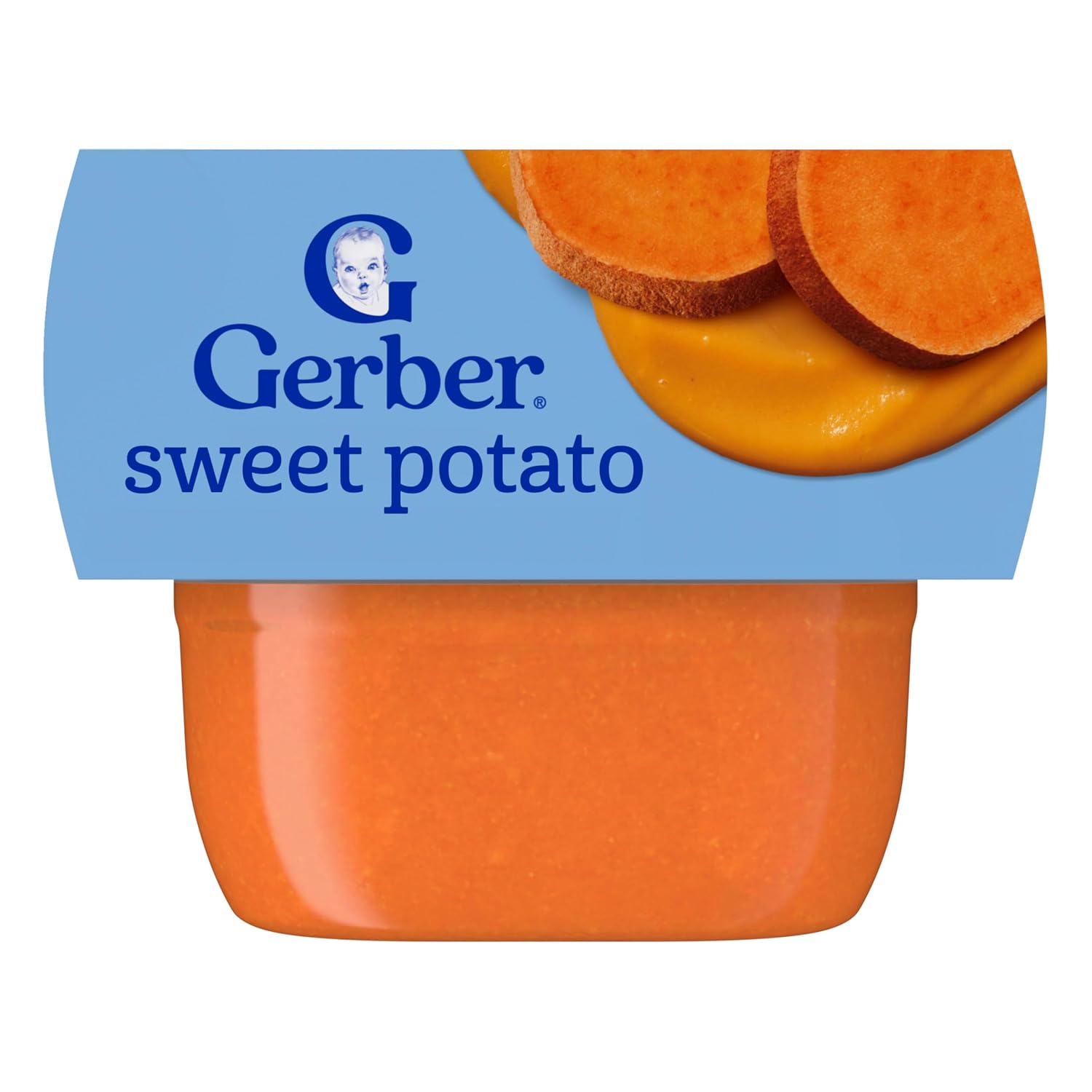 Gerber Stage 1 Sweet Potato Baby Food, 2 Oz, 16 Pack
