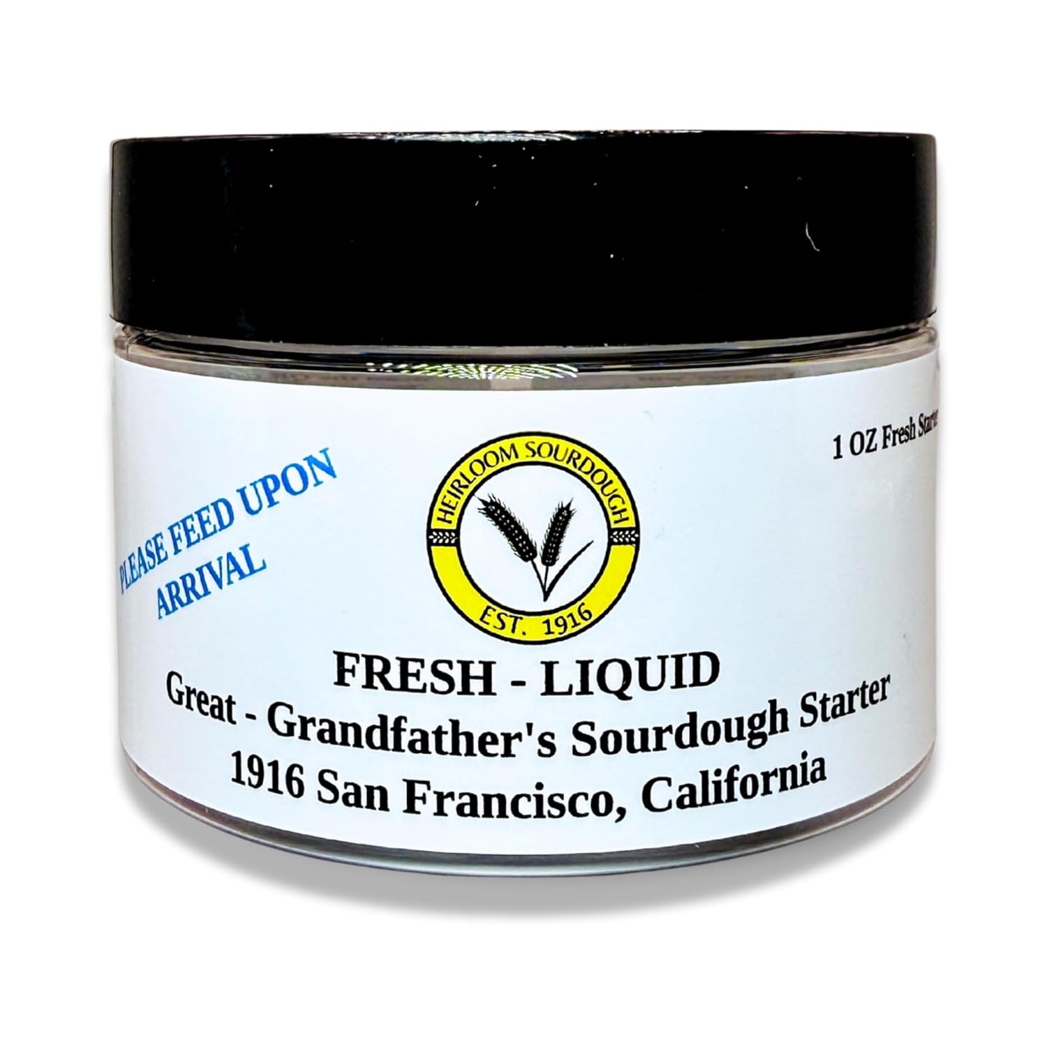 100+ yr old SAN FRANCISCO Sourdough Starter | Passed down from my Great Grandfather who was a baker at Fisherman’s Wharf | Easy to follow instructions | Includes detailed instructions and recipe |