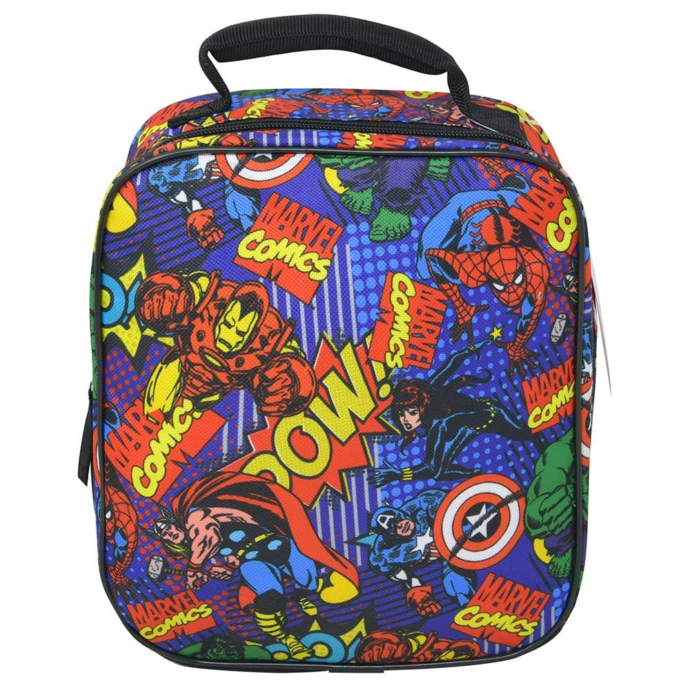 D.U.P UPD Marvel All Over Print North South Rectangle Lunch Bag Set