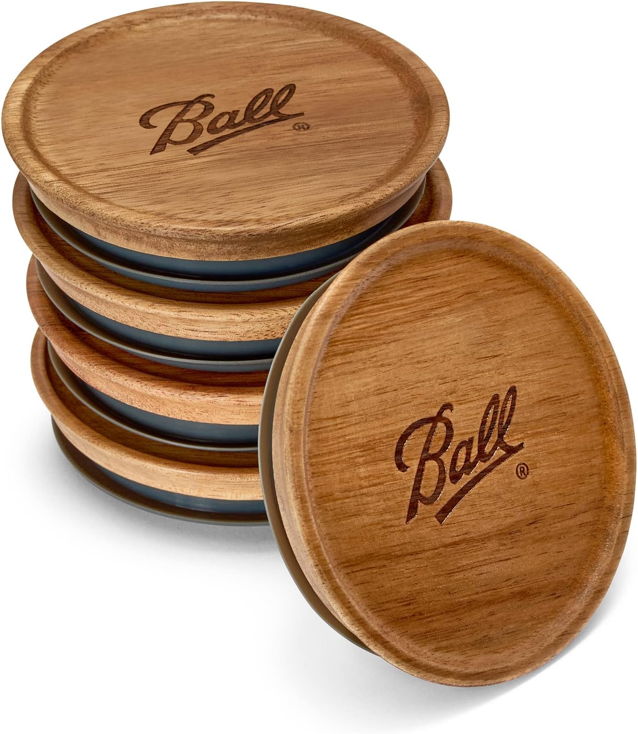 Ball Jar Wooden Storage Lids