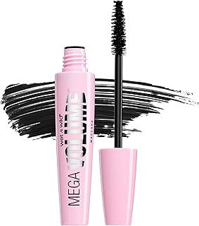 wet n wild Mascara Mega Volume - Vitamin E Enriched Volumizing, Smudge-Resistant Formula, Cruelty-Free, Gluten-Free, Sulfate-Free & Vegan - Black