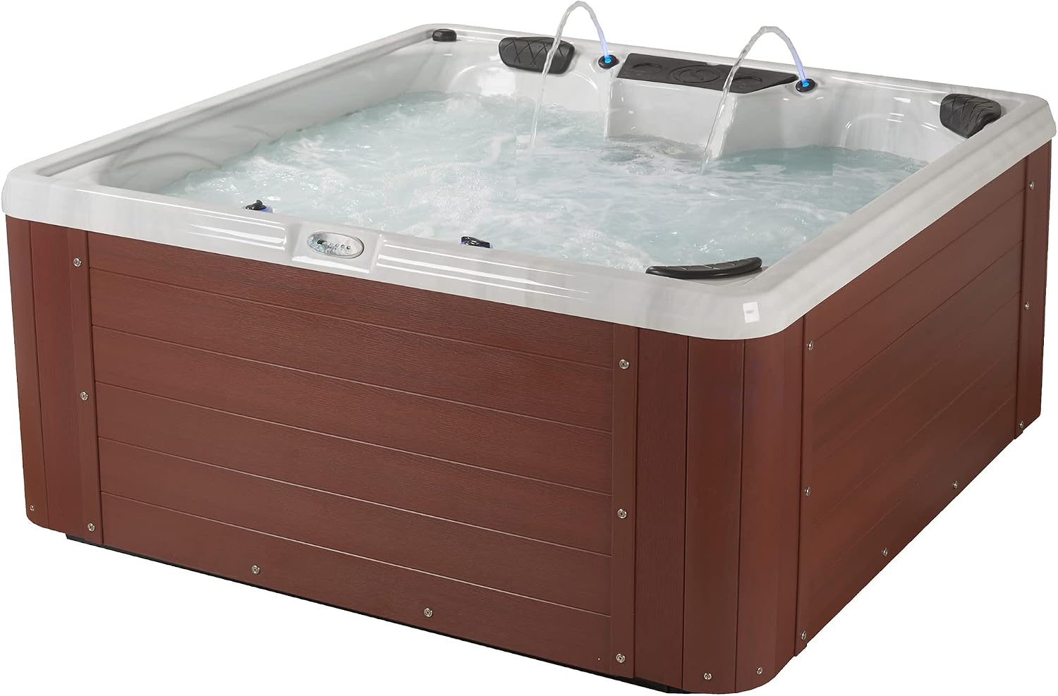 AquaLife Edgewater® 5-6 Person 28-Jet Acrylic Lounger Hot Tub with Ozonator