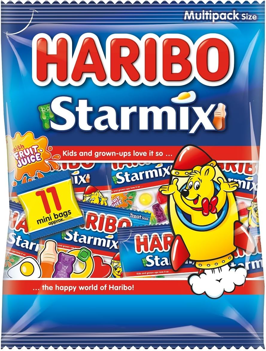 Haribo Starmix Mini Bags, 11 mini bags