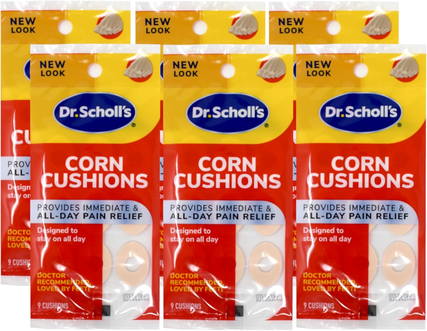 Dr. Scholl's Corn Cushions 9 Ct (Pack of 6)