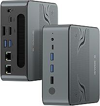 M2 Mini PC, AMD Ryzen 9 7940HS Processor Mini Computer(8C/16T, up to 5.2GHz) 32GB DDR5, 1TB M.2 SSD, Quad Display Desktop Gaming PC, Pre-in Windows 11 Pro, Dual LAN, WiFi 6E, BT 5.2