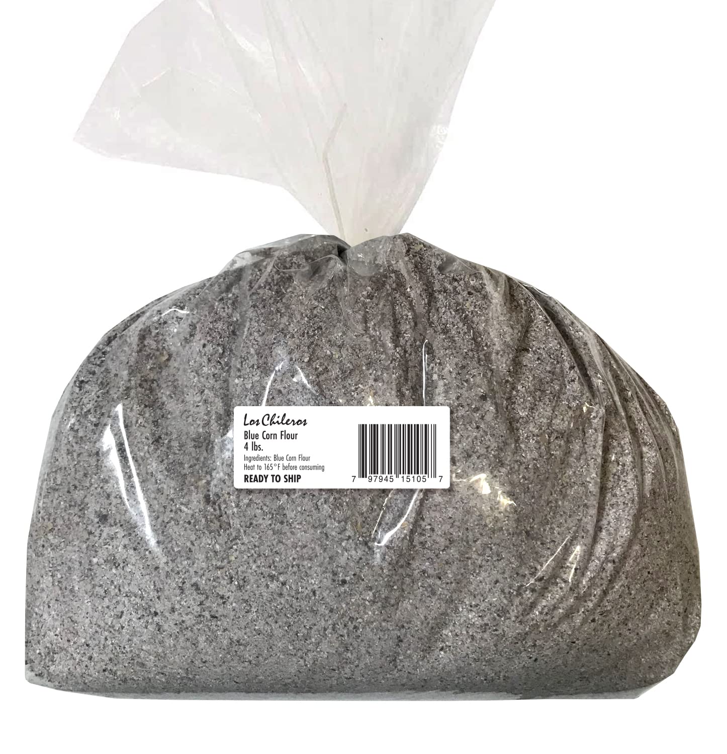 Los Chileros Blue Corn Flour 4lb bulk bag