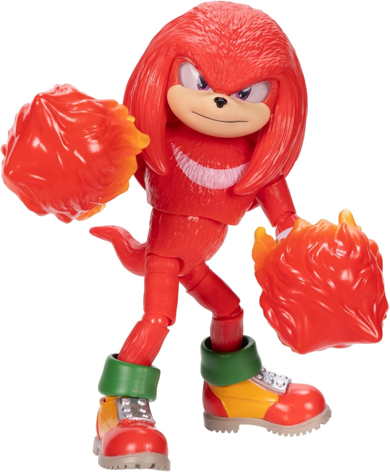 Sonic 3 The Hedgehog The Movie - 5" Knuckles Action Figure - Articulated Figure - Jakks Pacific