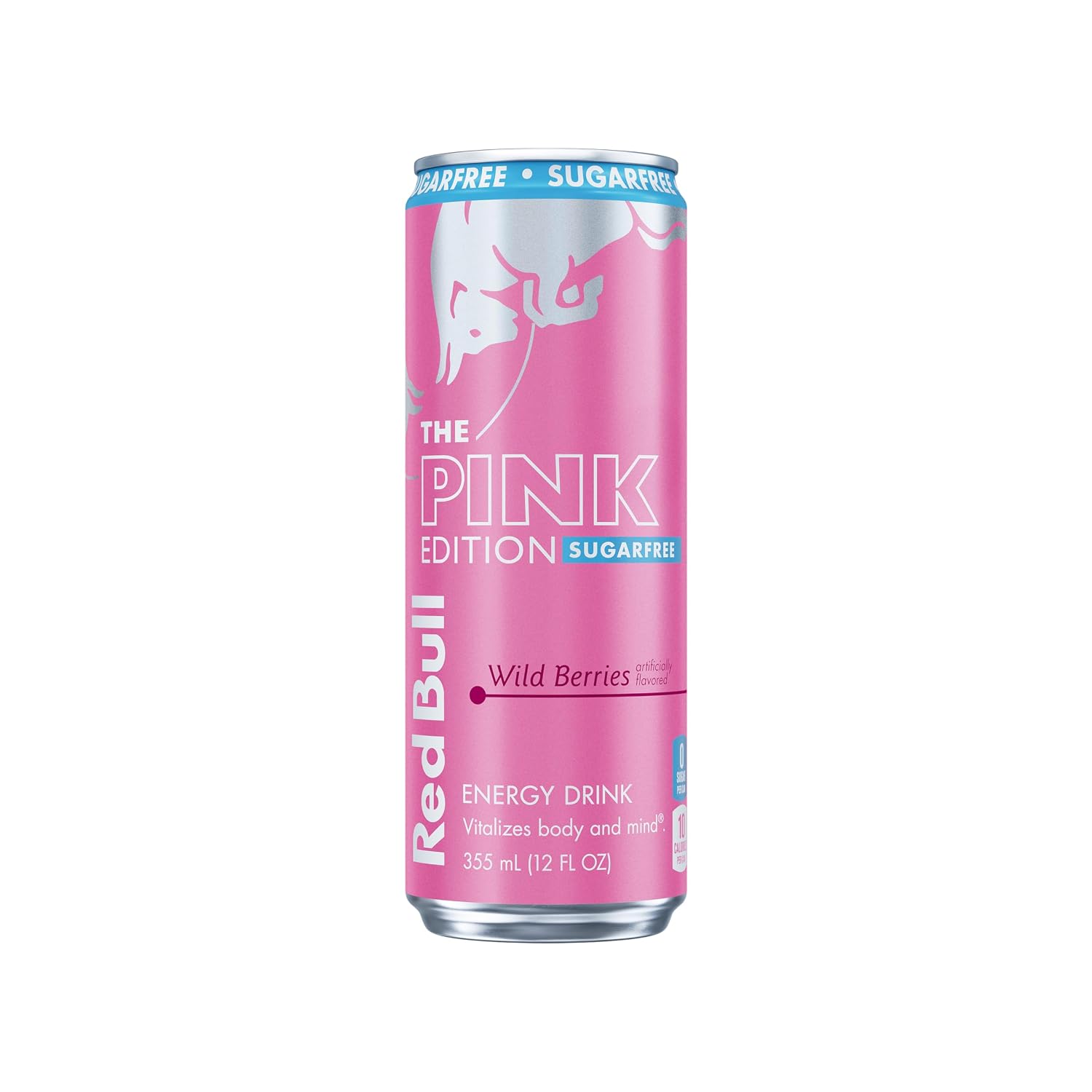 Red Bull Sugarfree Energy Drink, Wild Berries, Pink Edition
