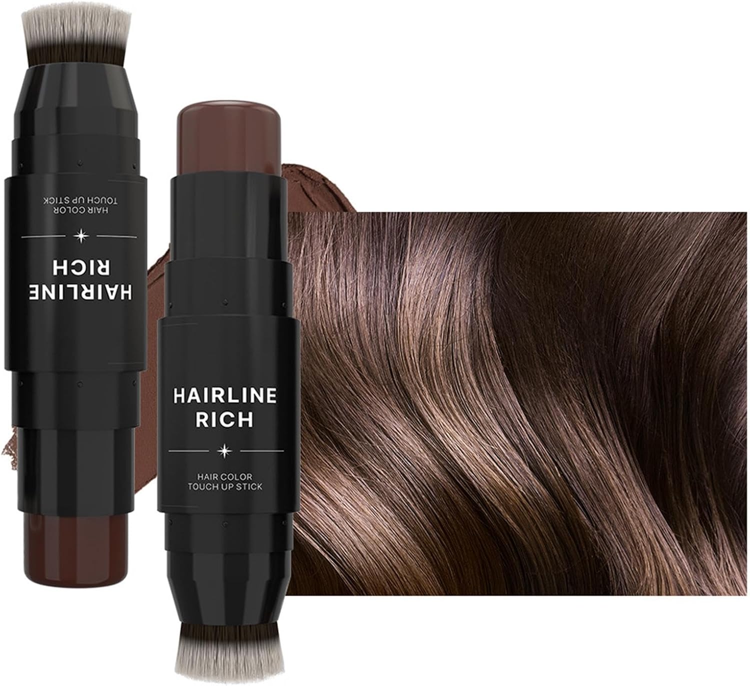 Root Cover Up Stick - Hairline Filler Pen, Gray Coverage Color Stick | Long-Lasting Hair Color Solution for Quick Touch-ups, Convenient Pen for Adults, Beauticians, and Friends