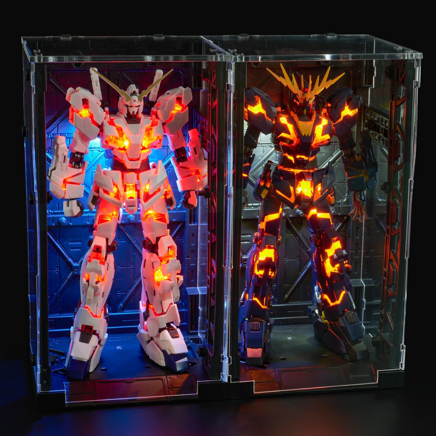 SZXWL 5th & Dust Proof Wireless Led Light Units for Gundam RG Model, LED Lighting Kit for Gunplas RG HG MGSD Q Kits, Magnetic Induction LED Lights (SZXWL-5th & Dust Proof)