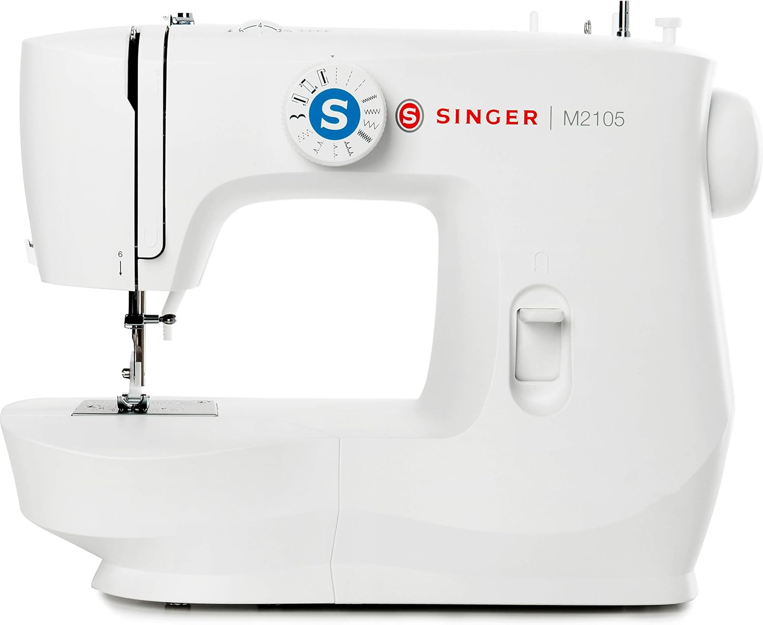 Singer M2105 Sewing Machine, White, One Size