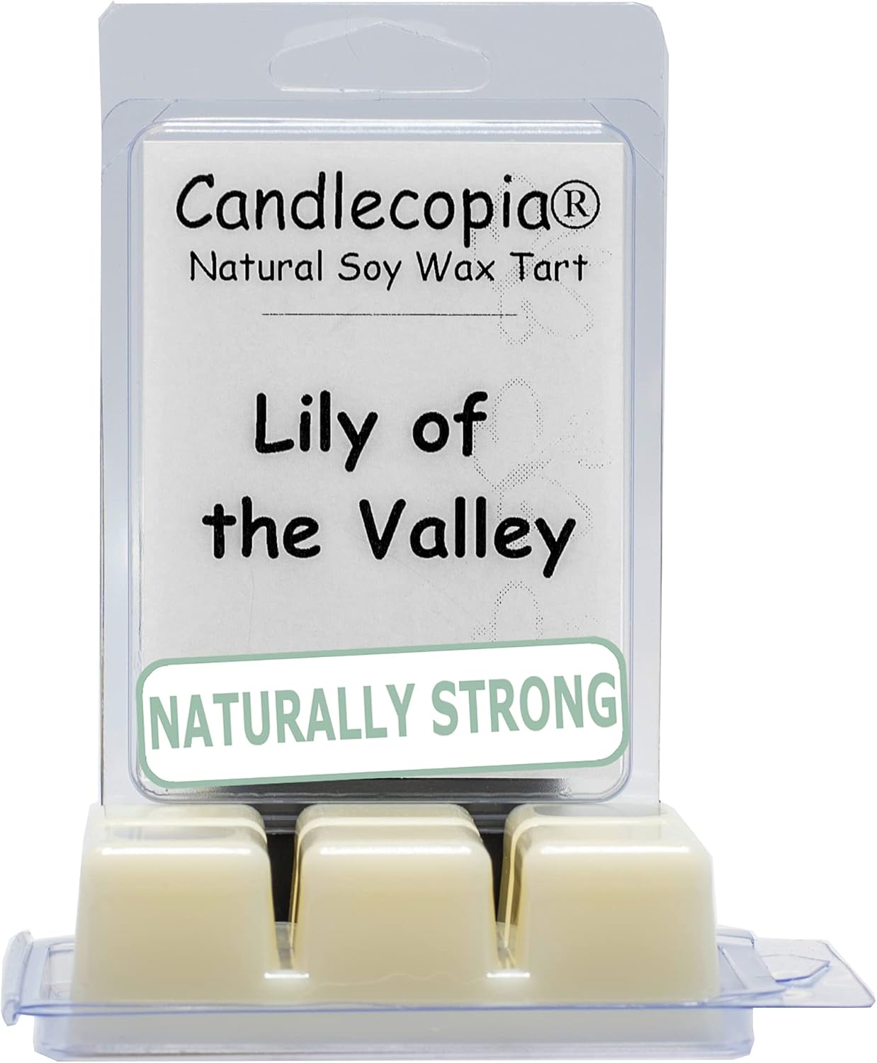 Lily of The Valley Strongly Scented Hand Poured Vegan Wax Melts, 12 Scented Wax Cubes, 6.4 Ounces in 2 x 6-Packs