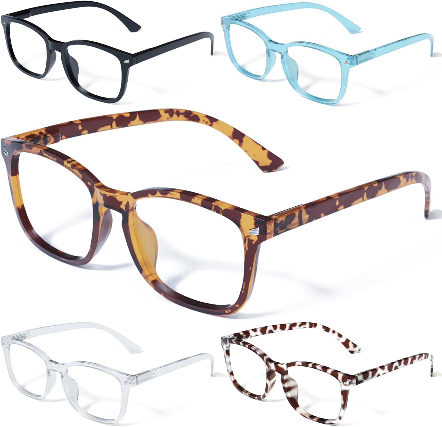 CCVOO Reading Glasses for Women/Men, Eyeglasses, Blue Light Readers for Women/Men, Computer Eye Glasses, Cheaters