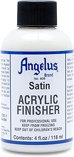 Angelus Acrylic Leather Paint Satin Finisher #605-4 Ounces