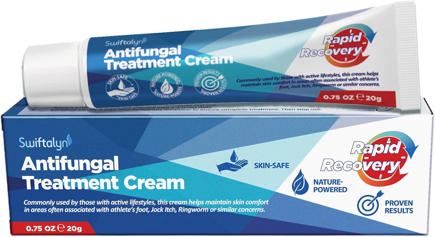 Antifungal Treatment Anti-Fungal Cream for Skin: Daily Relief for Ringworm, Athletes Foot Treatment, Jock Itch, Foot Fungus for Men and Women, Natural and Effective Herbal Formula