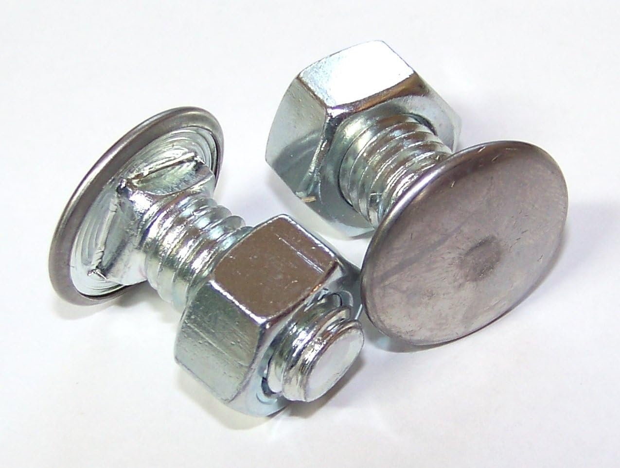 25 Qty-7/16-14 x 1" S.S. Capped Pan Head Bumper Bolt with Hex Nut(8624)